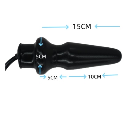 Latex Inflatable Anal Plug ( NO. 7197, Big Size )