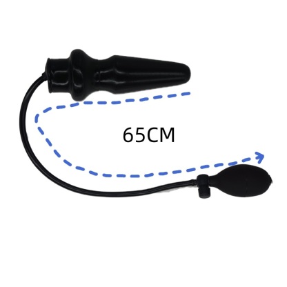 Latex Inflatable Anal Plug ( NO. 7197, Big Size )