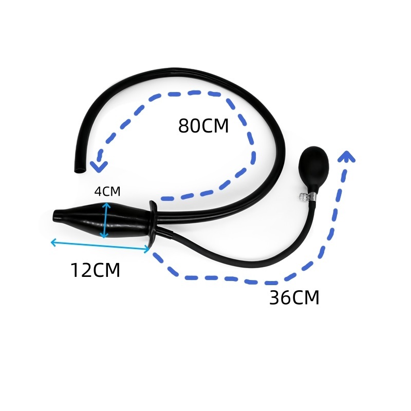 Latex Inflatable Anal Plug ( NO. 7702 )