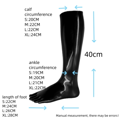 Latex Socks With Toes