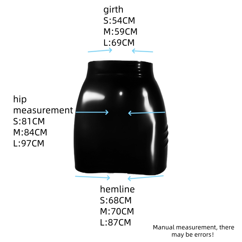 Latex Skirt (NO.9510)