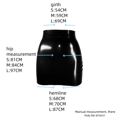 Latex Skirt (NO.9510)