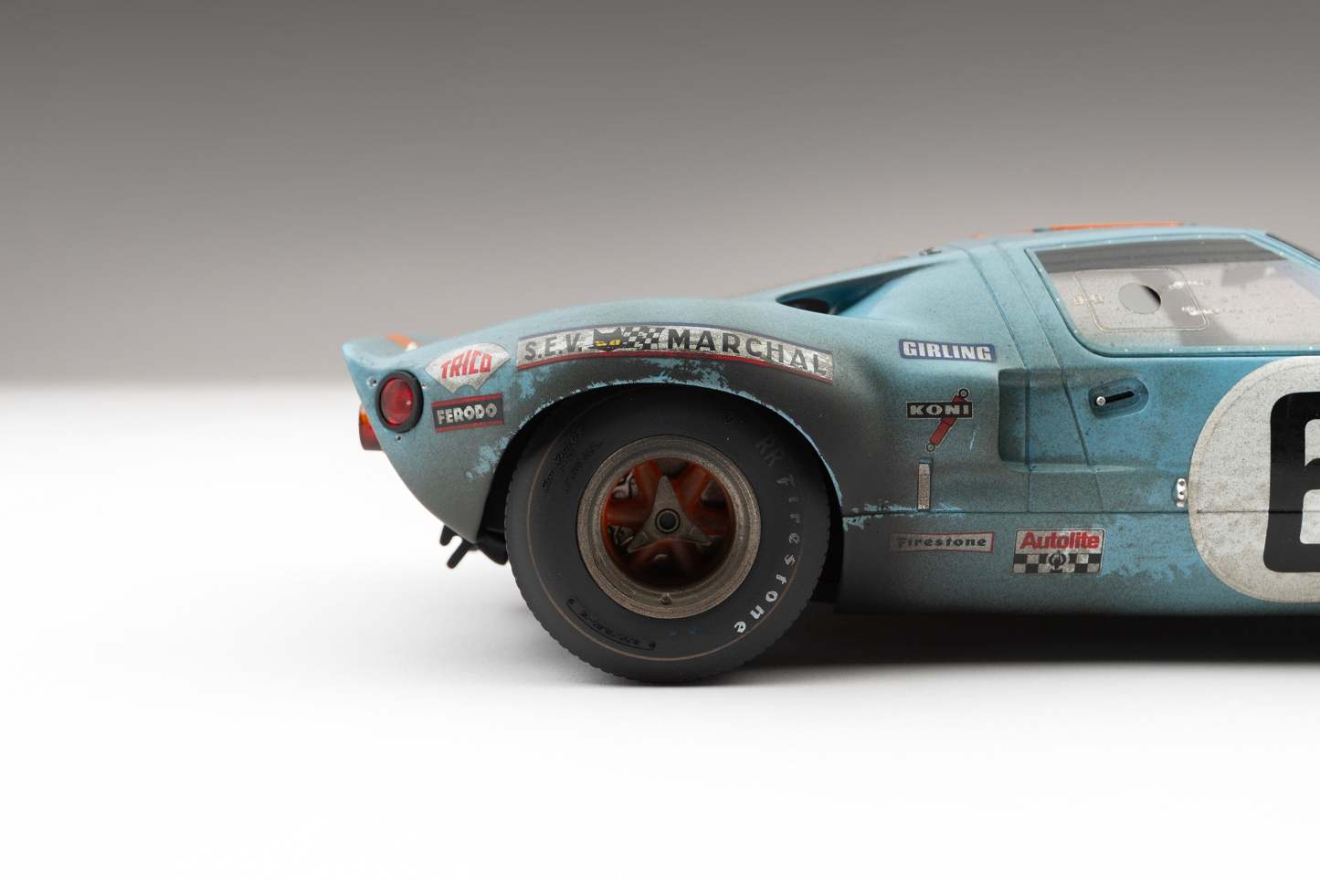 Ford GT40 - 1969 Le Mans Winner - Race Weathered
