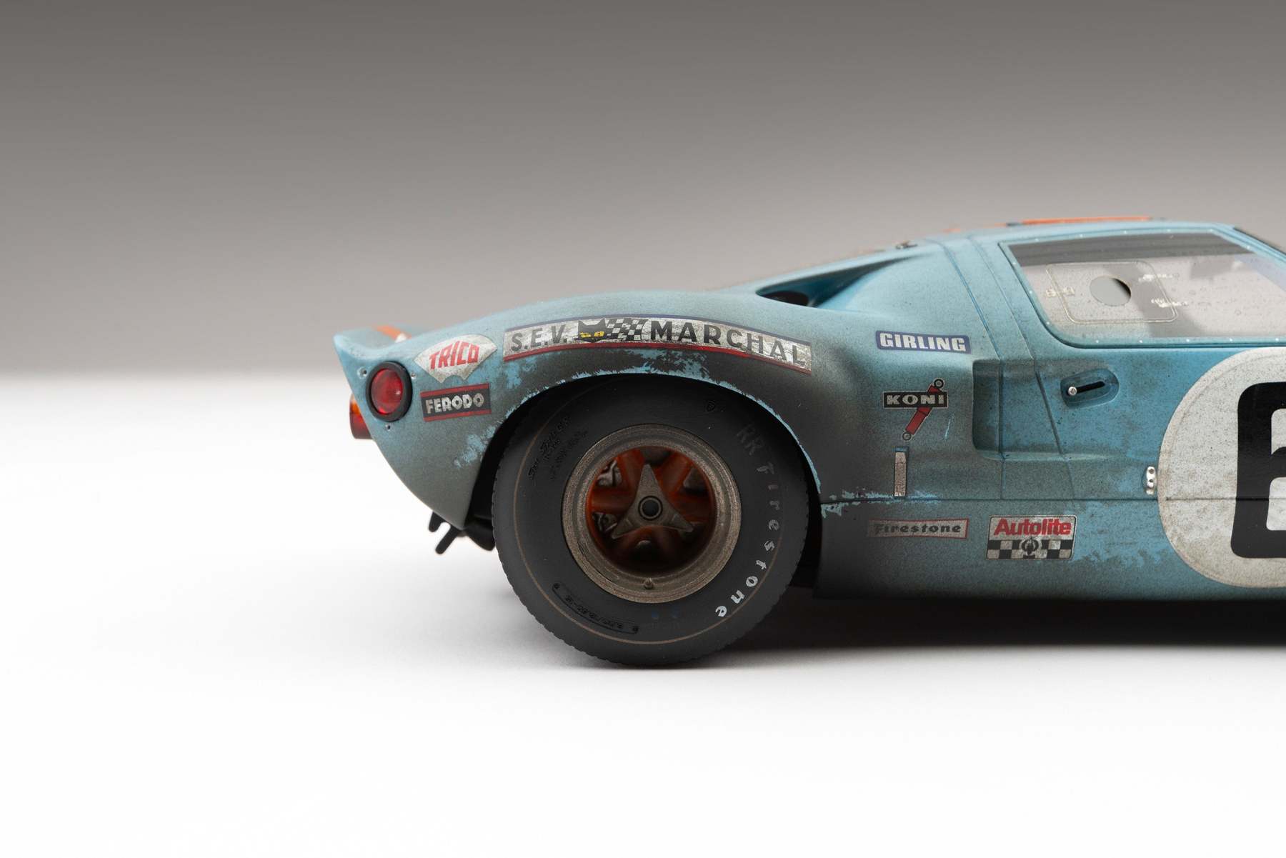 Ford GT40 - 1969 Le Mans Winner - Race Weathered