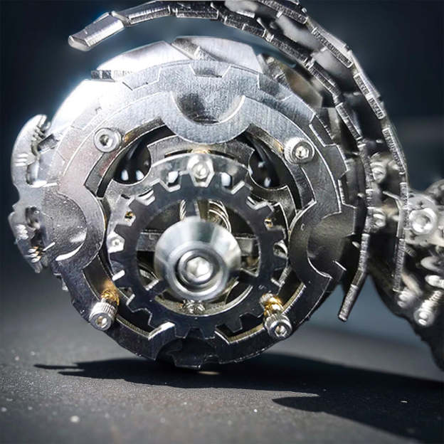 DIY 3D Metal Spider Puzzle Model Kit Games Creative Gift-203Pcs