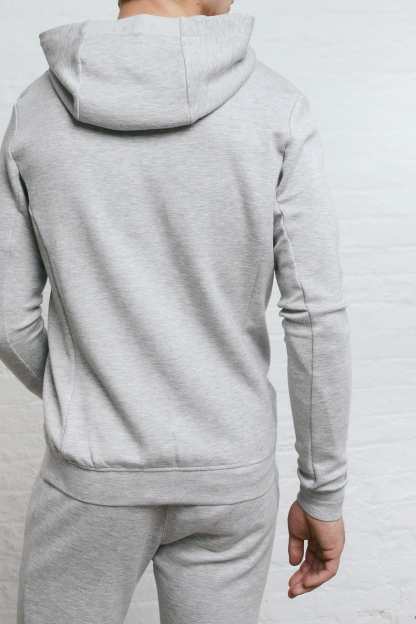 Luxe Hoodie - Grey Marl
