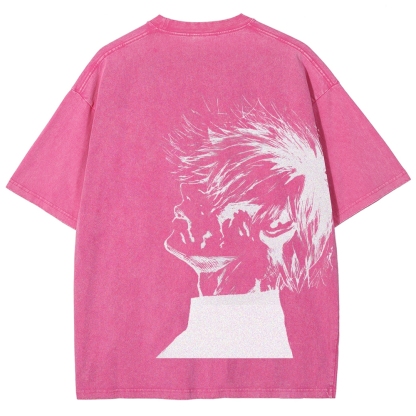 Tokyo Ghoul Kaneki Ken Streetwear Washed Vintage Tee-Uraldept Trendy Clothing Store