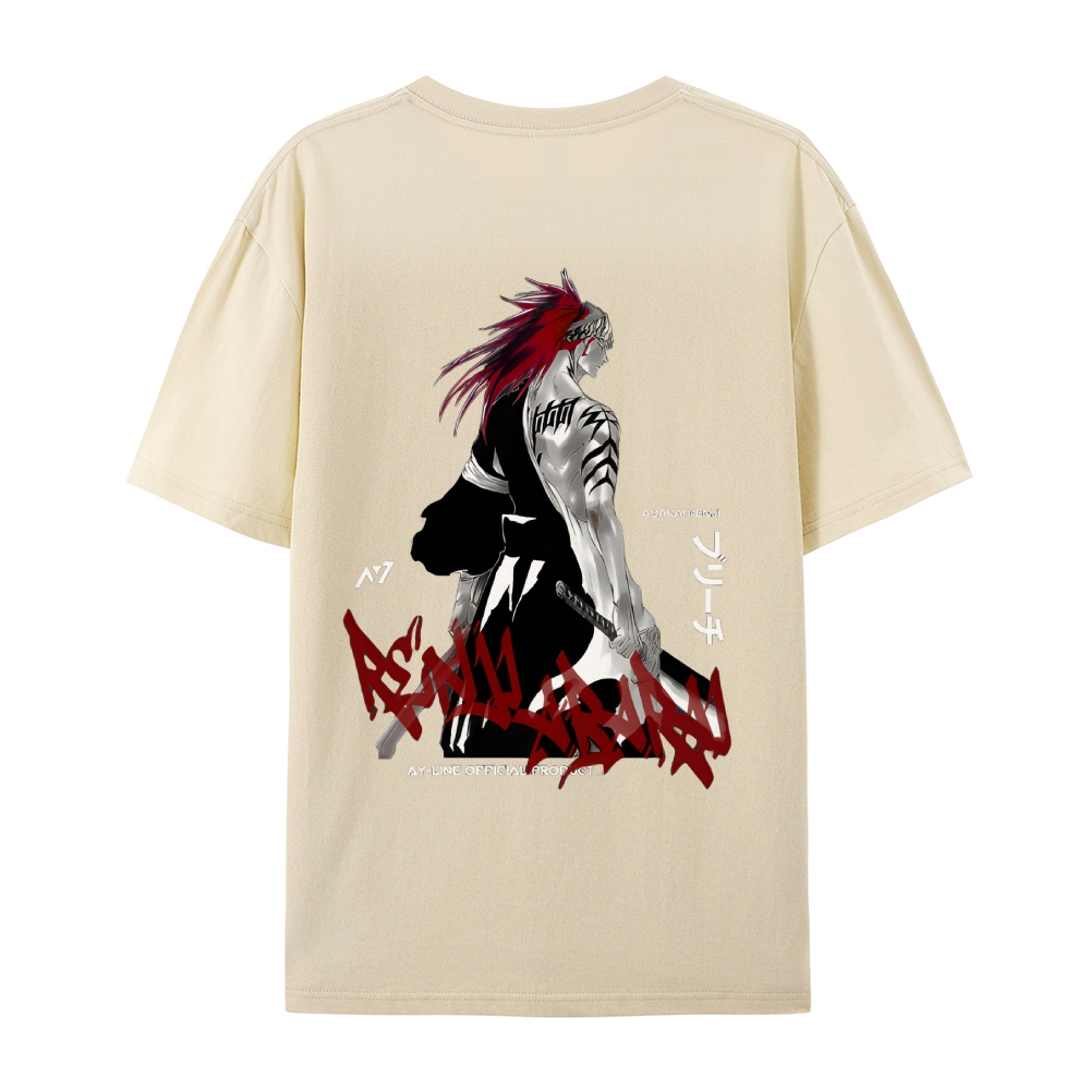 Abarai Renji Unisex Cotton Short-Sleeved T-Shirt-Uraldept Trendy Clothing Store