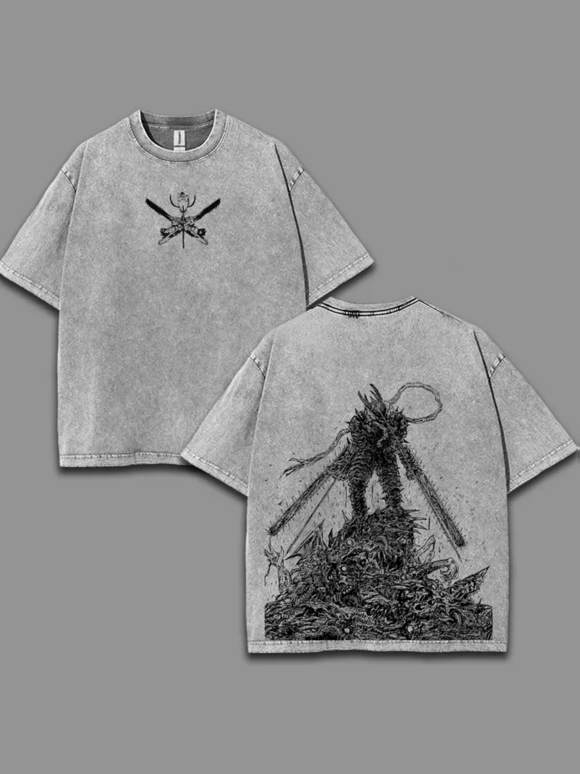 HUNTER’S MARK TEE | CHAINSAW MAN-Uraldept Trendy Clothing Store