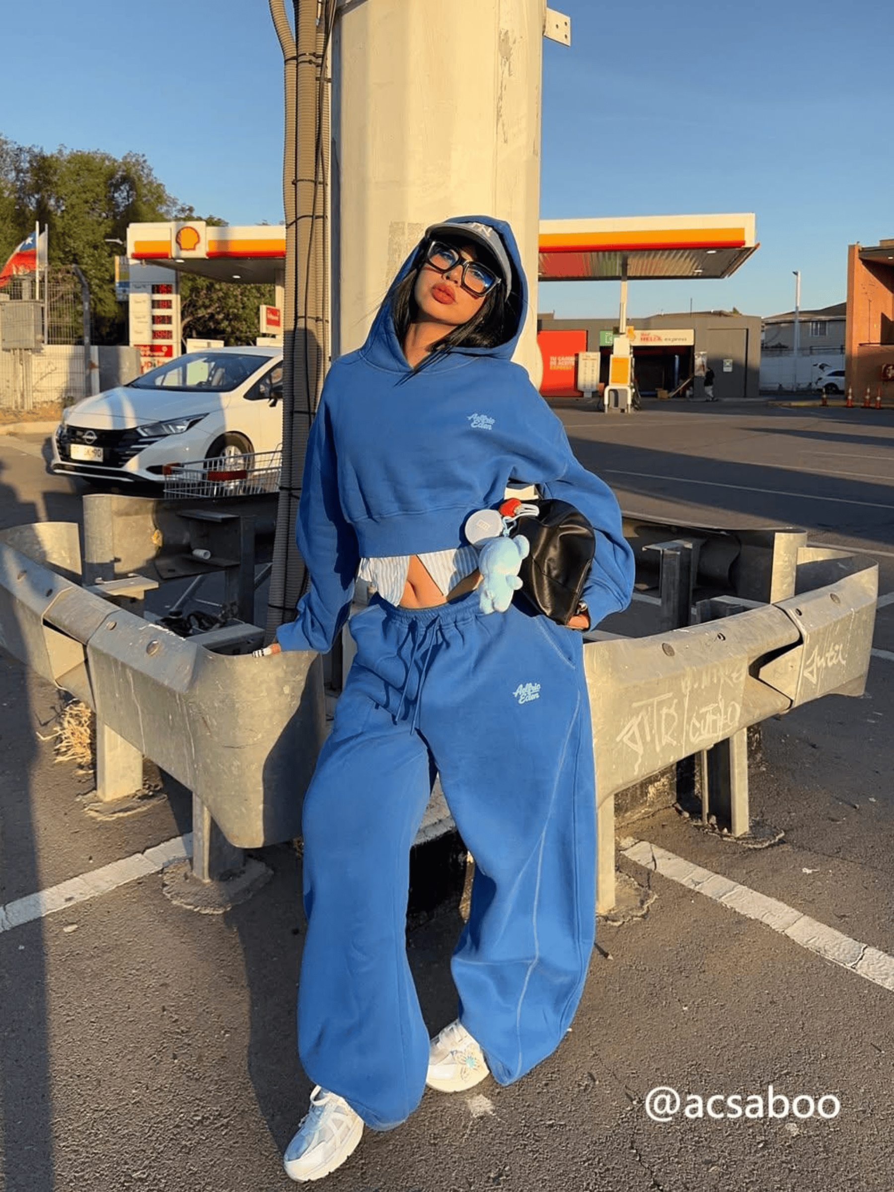 Soufflé Cropped Cloud Hoodie Set-Uraldept Trendy Clothing Store