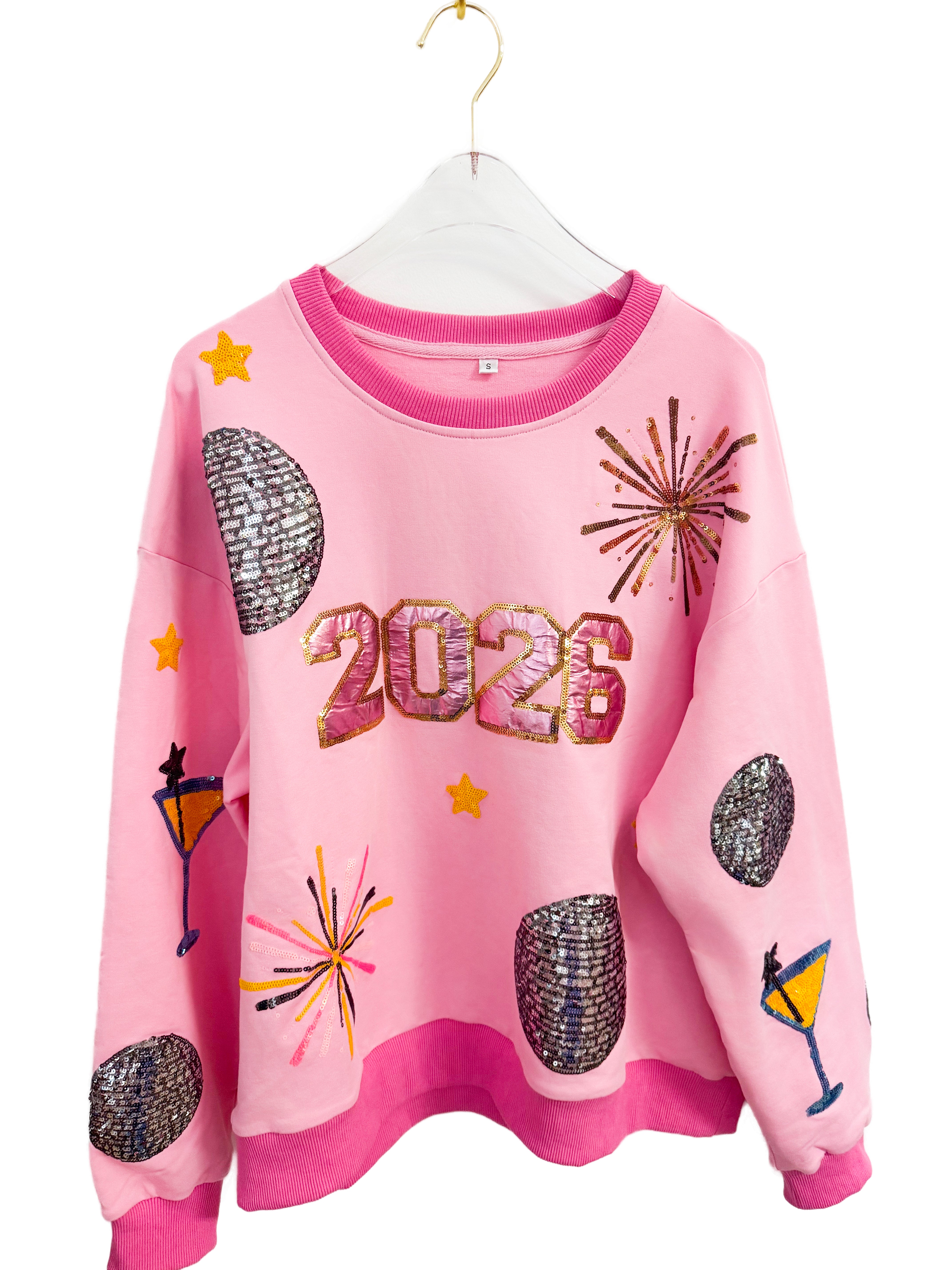 MEET ME AT MIDNIGHT NYE CELEBRATION TOP (PREORDER)-LL Trendy Clothing Store