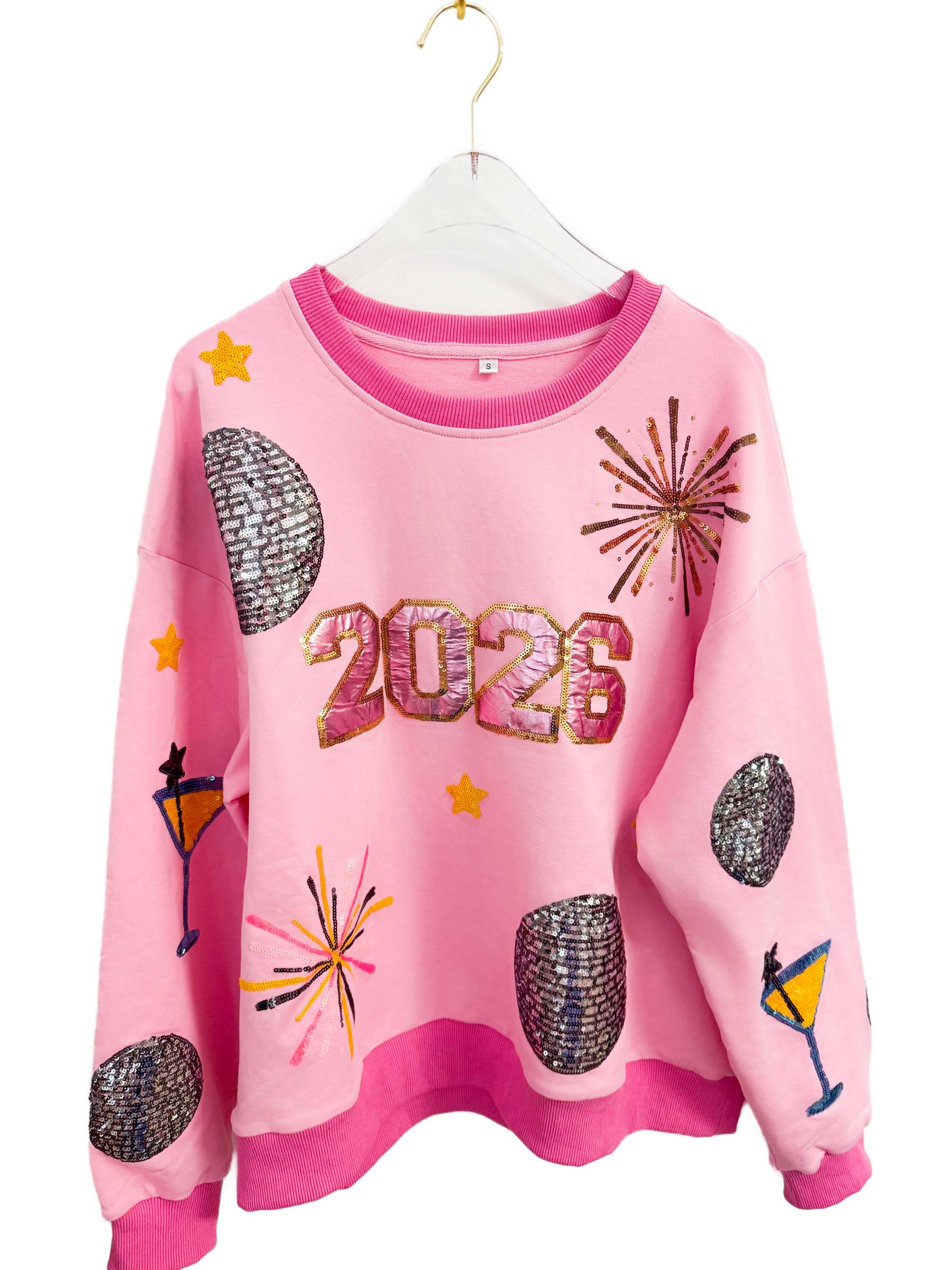 MEET ME AT MIDNIGHT NYE CELEBRATION TOP ROUND 2 (PREORDER)-LL Trendy Clothing Store