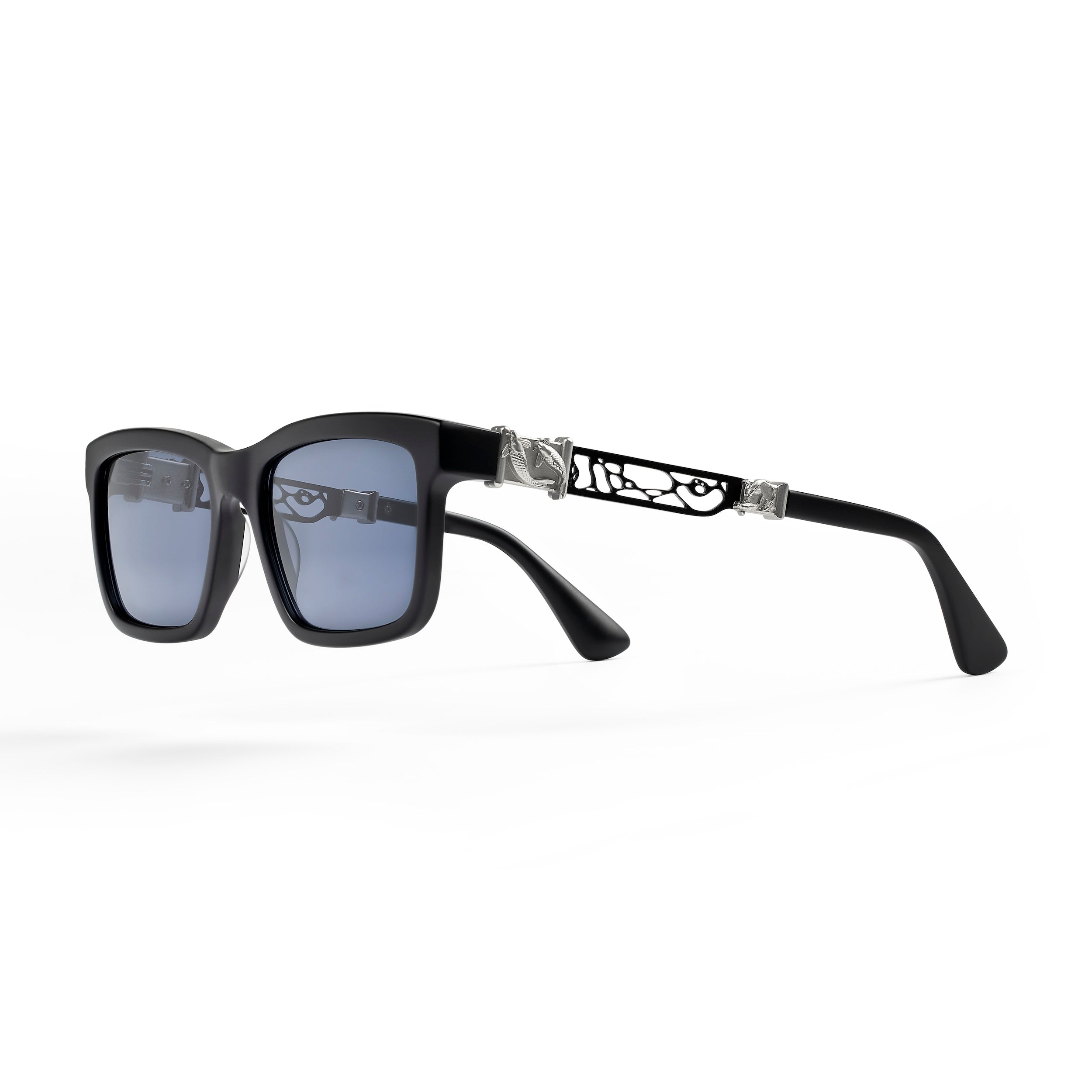 "koi fish" sunglasses black-Uraldept Trendy Clothing Store