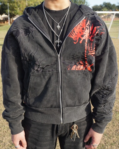 CENTIPEDE ZIP UP HOODIE | TOKYO GHOUL-Uraldept Trendy Clothing Store