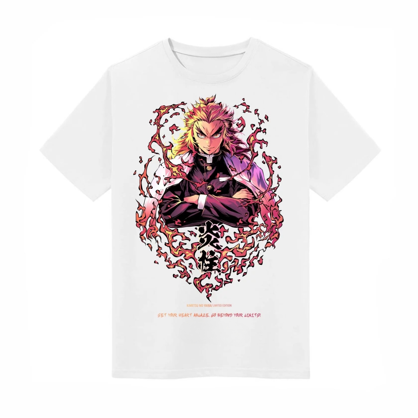 Rengoku Kyoujurou Tee - Demon Slayer-LL Trendy Clothing Store