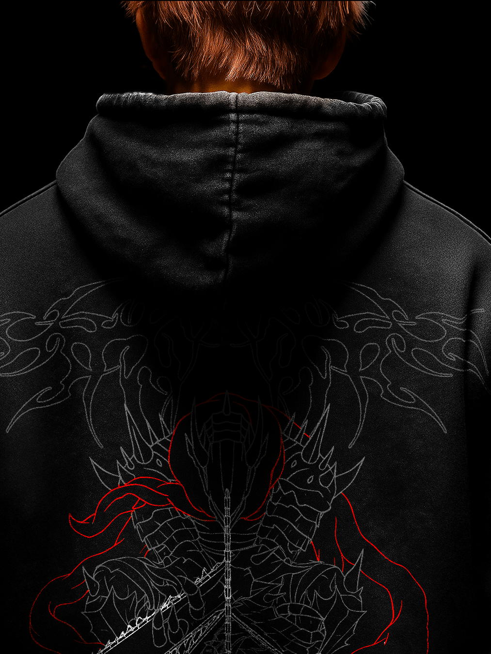 GRIND RITUAL WASHED HOODIE | CHAINSAW MAN-Uraldept Trendy Clothing Store