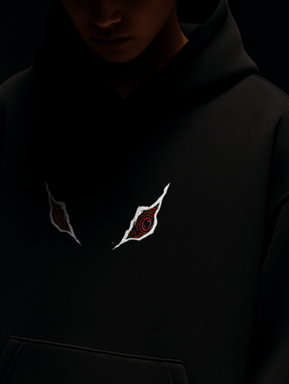 RED EYES HOODIE | CHAINSAW MAN-Uraldept Trendy Clothing Store
