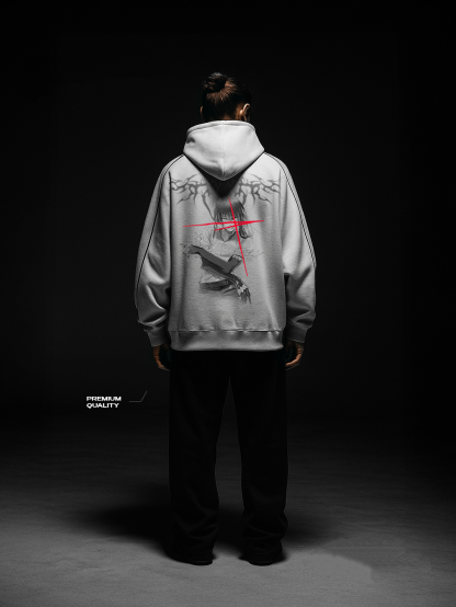 CROSSFIRE STRIPED HOODIE | CHAINSAW MAN-Uraldept Trendy Clothing Store