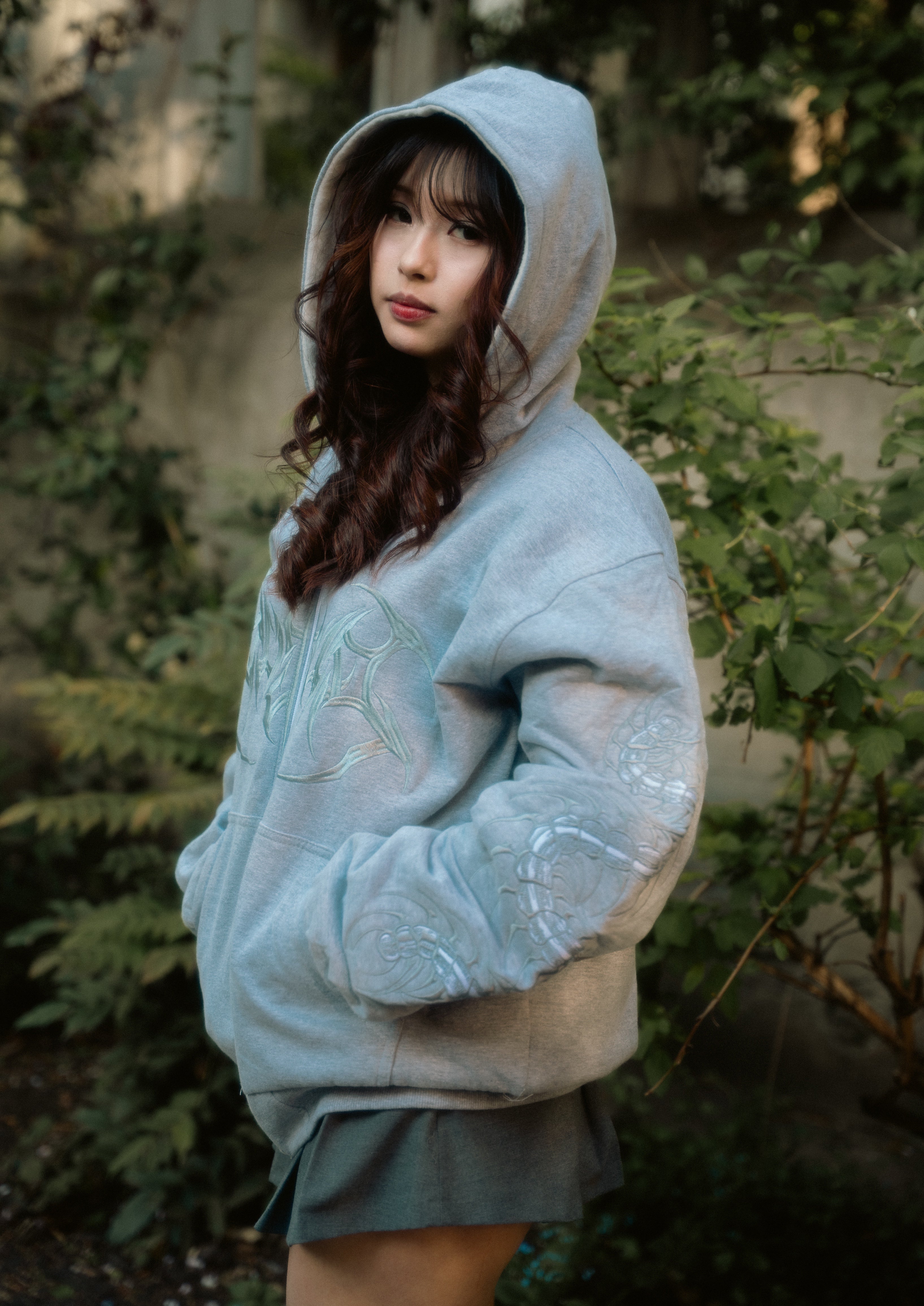 Reincarnate Grey Zipup-Uraldept Trendy Clothing Store