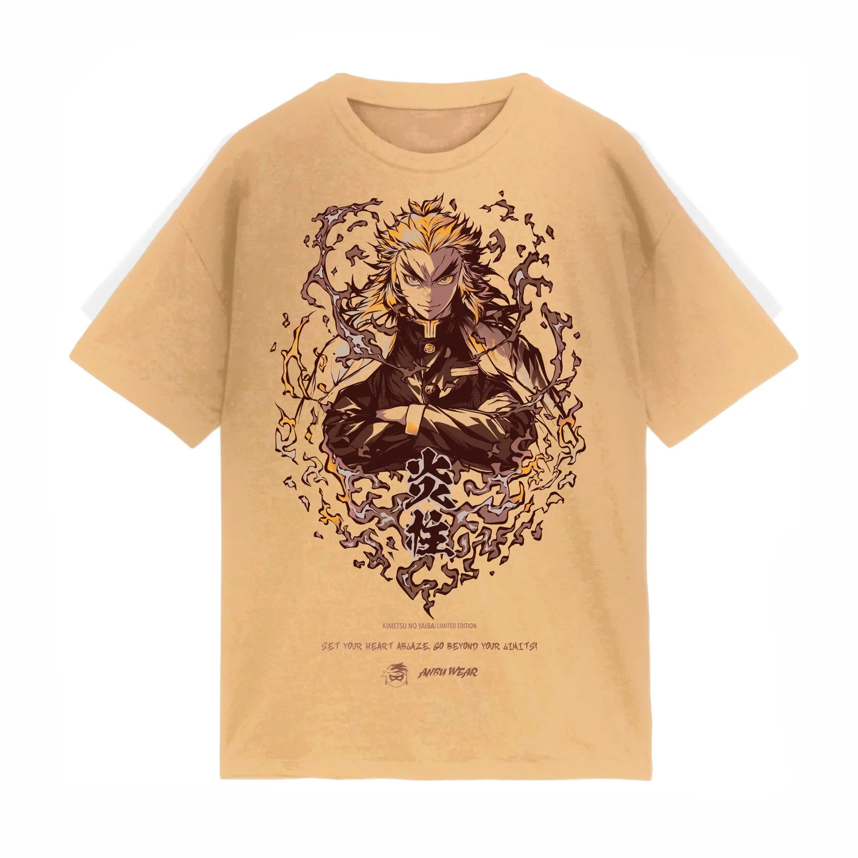 Rengoku Kyoujurou Tee - Demon Slayer-LL Trendy Clothing Store