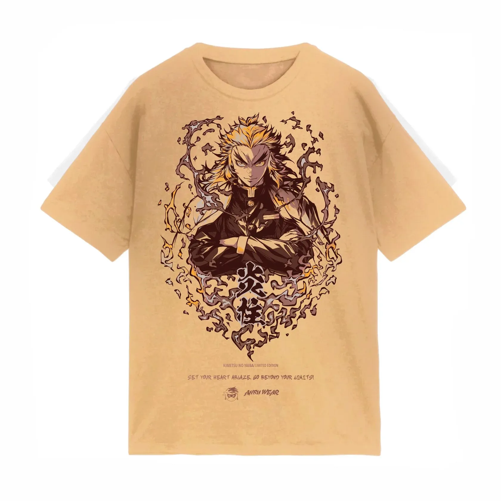 Rengoku Kyoujurou Tee - Demon Slayer-LL Trendy Clothing Store