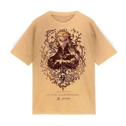 Rengoku Kyoujurou Tee - Demon Slayer-LL Trendy Clothing Store