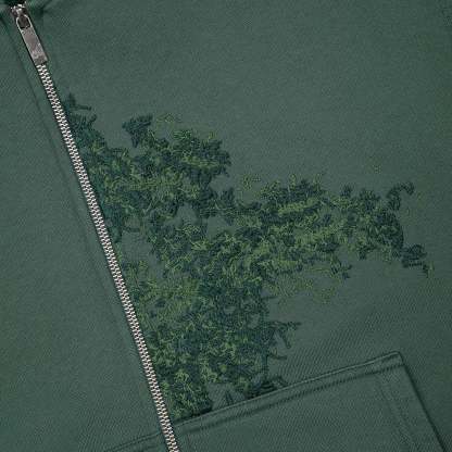 "NYC to RIO" Zip Up green-Uraldept Trendy Clothing Store