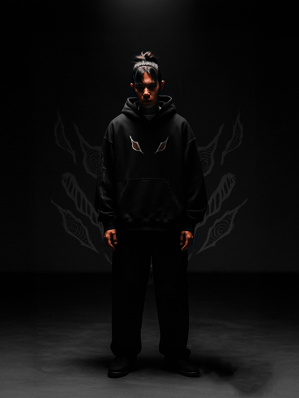 RED EYES HOODIE | CHAINSAW MAN-Uraldept Trendy Clothing Store
