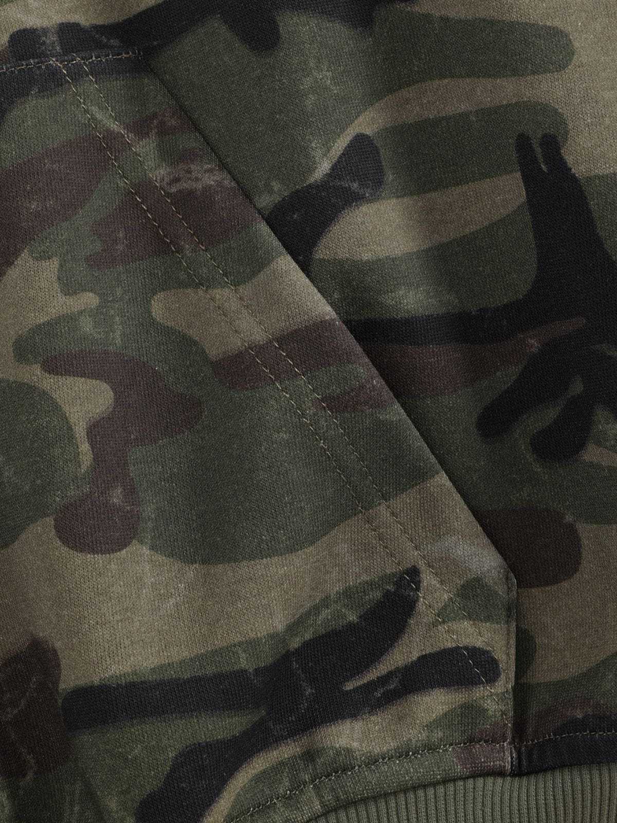 Aelfric Eden Boxy Camo Zip Up Hoodie-LL Trendy Clothing Store