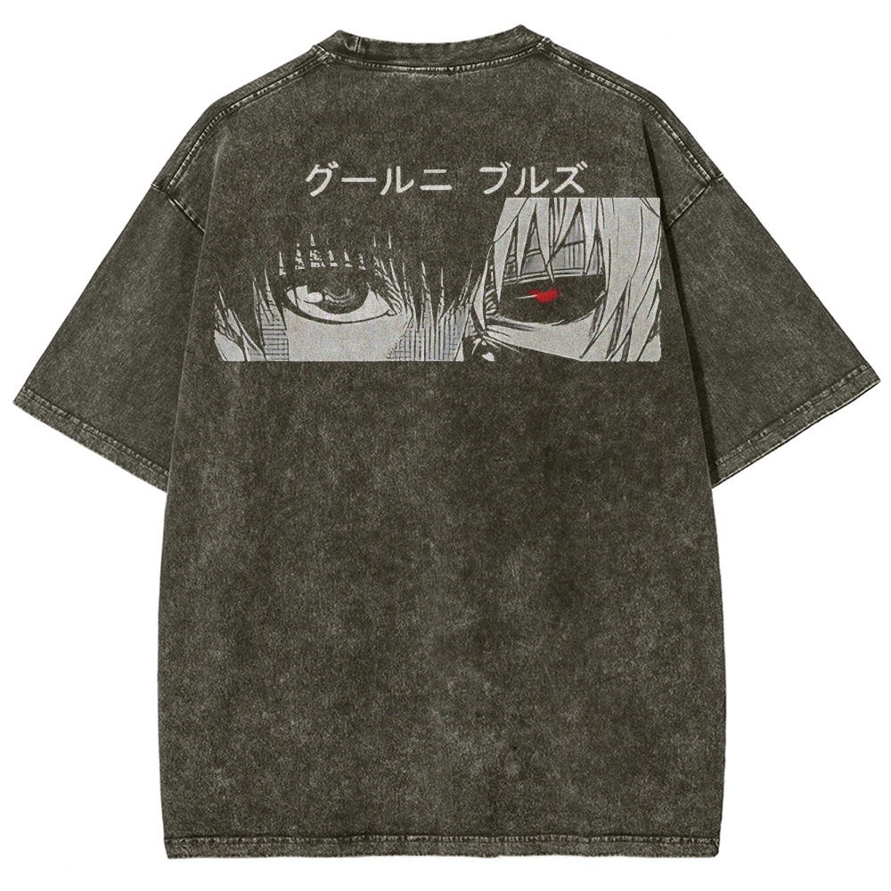 Tokyo Ghoul Kaneki Ken Quote Unisex Fit Washed T-Shirt 2502003905-Uraldept Trendy Clothing Store