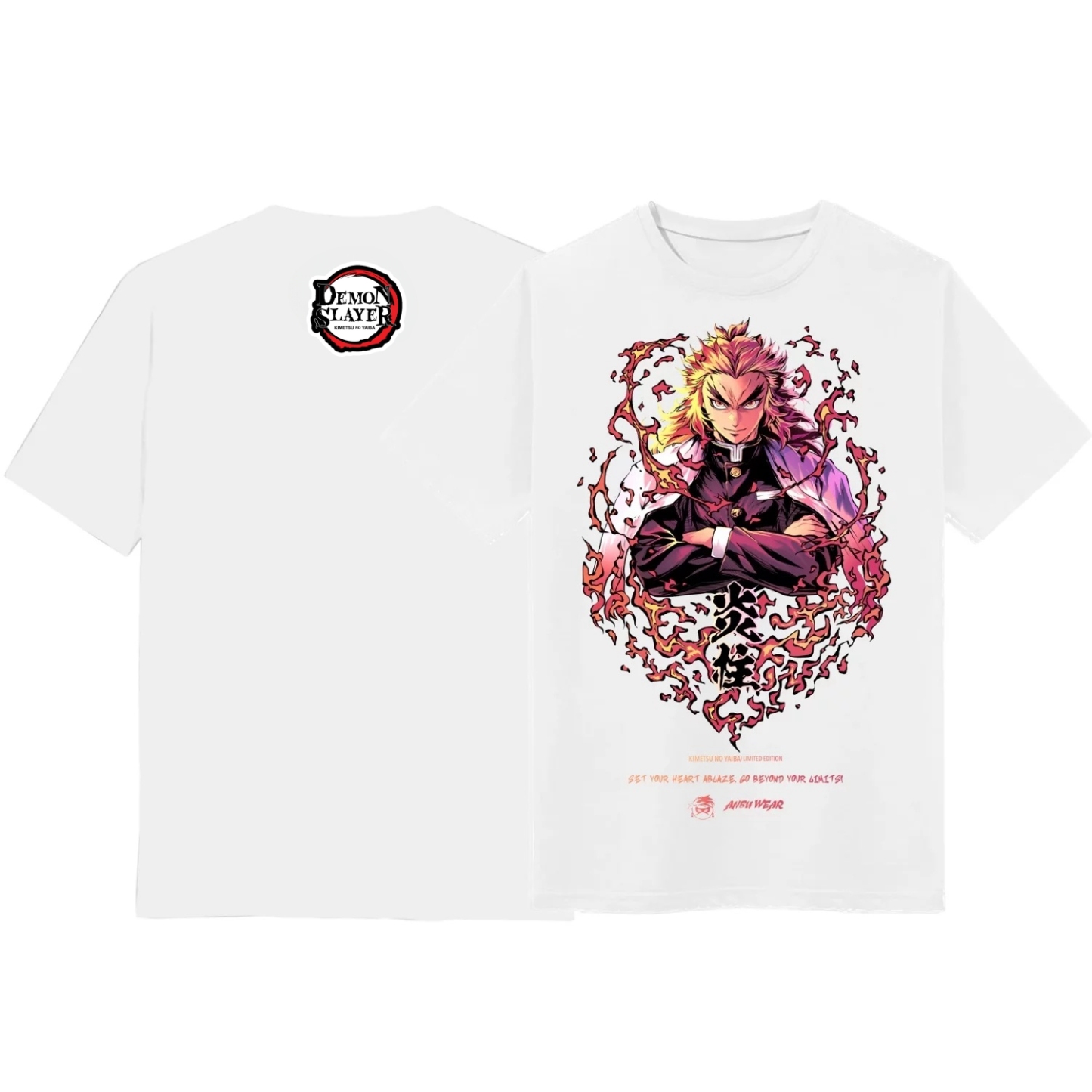 Rengoku Kyoujurou Tee - Demon Slayer-LL Trendy Clothing Store