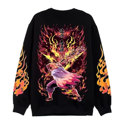 Rengoku Kyoujurou Sweatshirt - Demon Slayer-LL Trendy Clothing Store