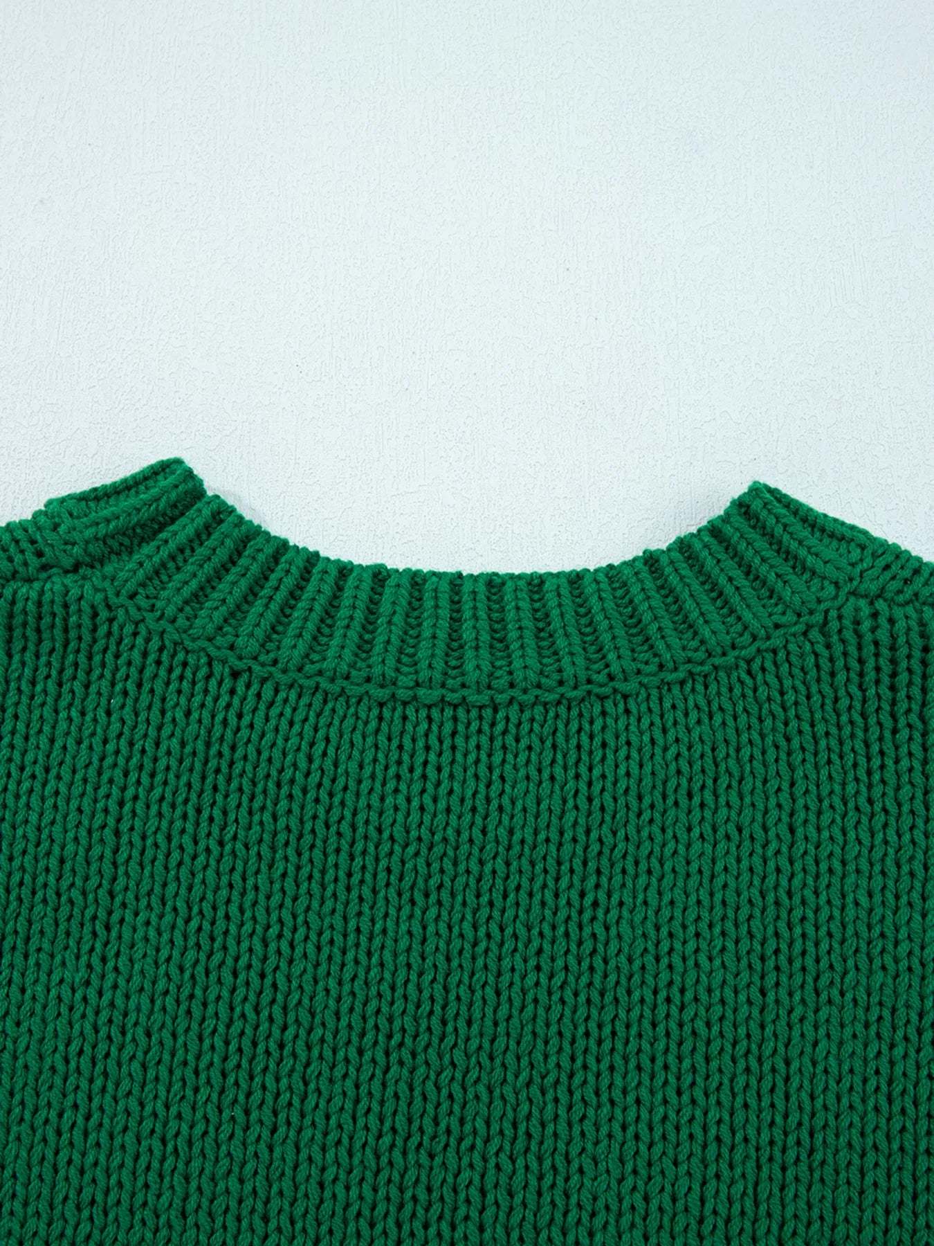 Plaid Bow Sweater(ships 2-3 weeks)-LL Trendy Clothing Store