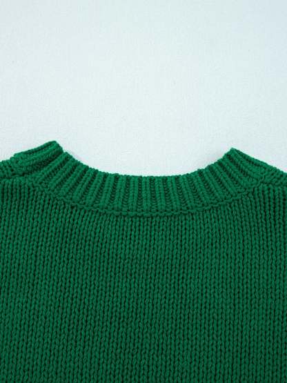 Plaid Bow Sweater(ships 2-3 weeks)-LL Trendy Clothing Store