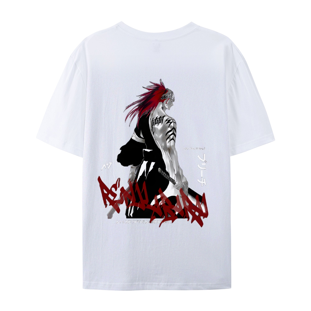 Abarai Renji Unisex Cotton Short-Sleeved T-Shirt-Uraldept Trendy Clothing Store