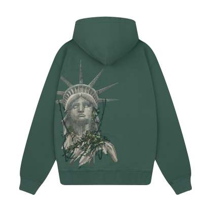 "NYC to RIO" Zip Up green-Uraldept Trendy Clothing Store