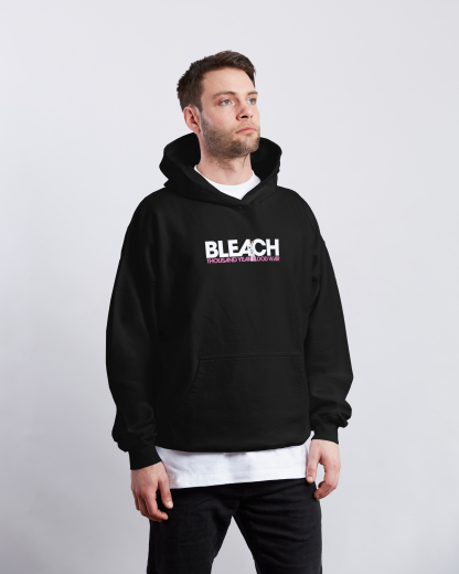 Bazzard Black Bleach | Black Hoodie TYBW-Uraldept Trendy Clothing Store