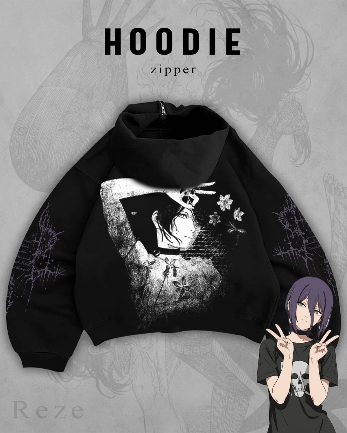 REZE ZIP UP | CHAINSAW MAN-Uraldept Trendy Clothing Store