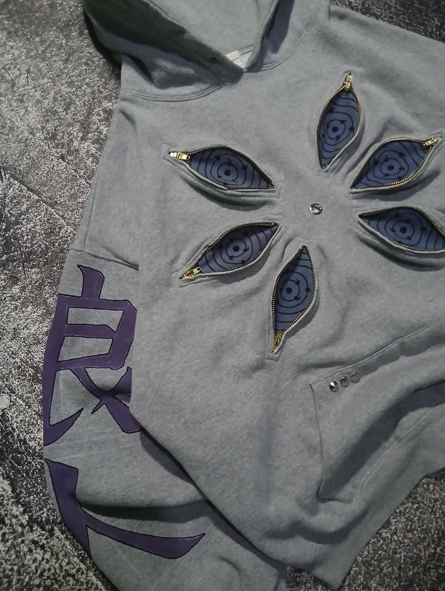 SIX EYES "RINNEGAN" HOODIE-Uraldept Trendy Clothing Store