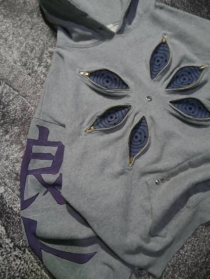 SIX EYES "RINNEGAN" HOODIE-Uraldept Trendy Clothing Store