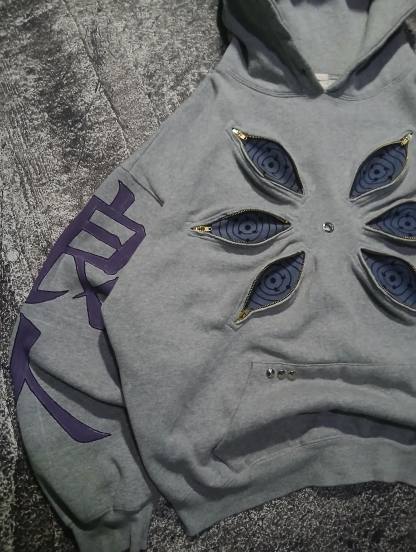 SIX EYES "RINNEGAN" HOODIE-Uraldept Trendy Clothing Store