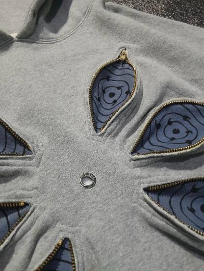 SIX EYES "RINNEGAN" HOODIE-Uraldept Trendy Clothing Store