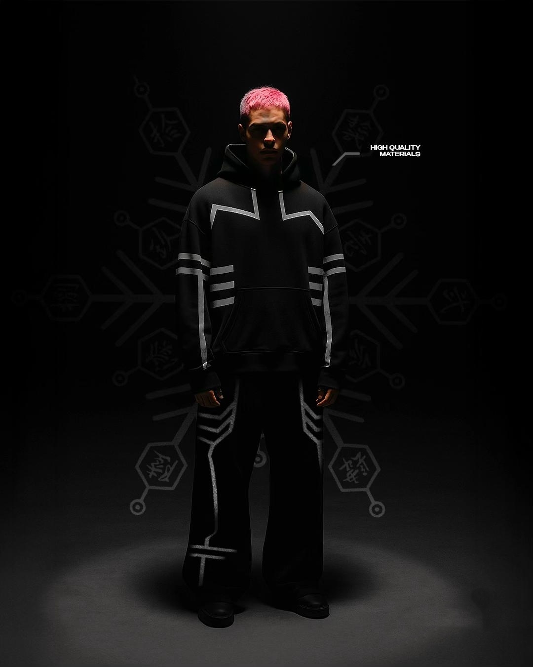 AKAZA HOODIE | DEMON SLAYER-LL Trendy Clothing Store