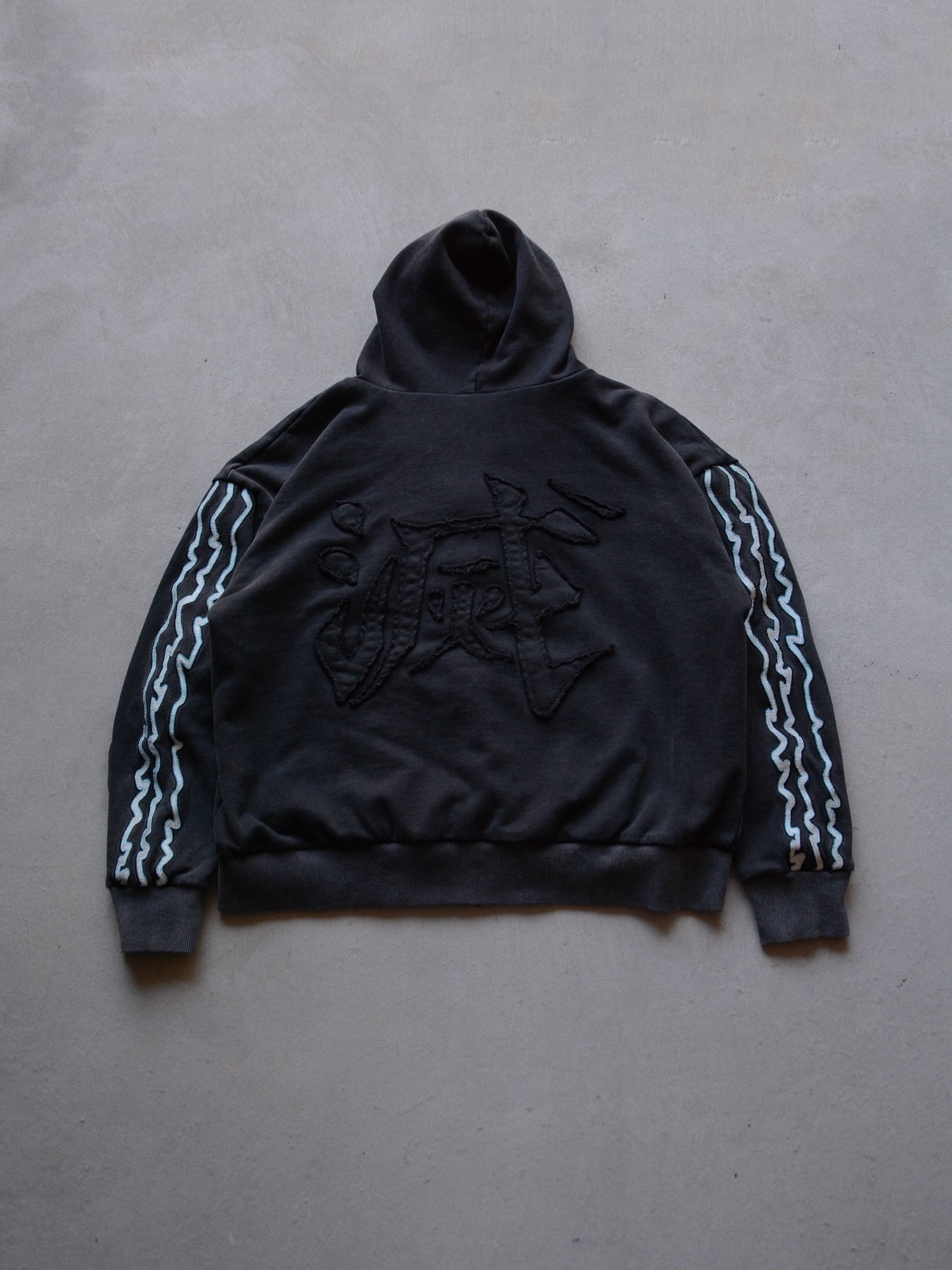 THUNDER BREATHING GLOWING EMBROIDERY ZIP UP | DEMON SLAYER-LL Trendy Clothing Store