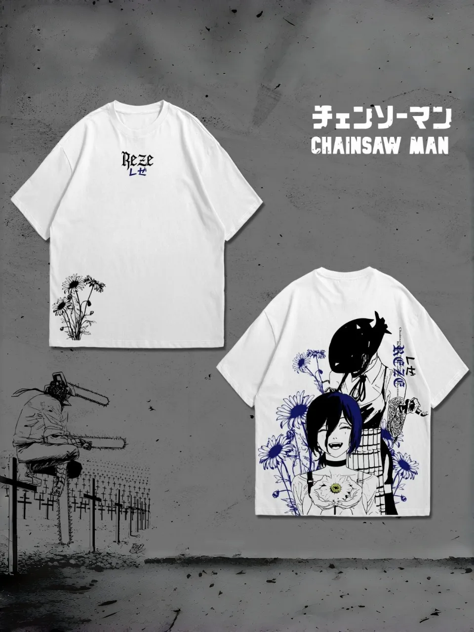 REZE TEE | CHAINSAW MAN-Uraldept Trendy Clothing Store