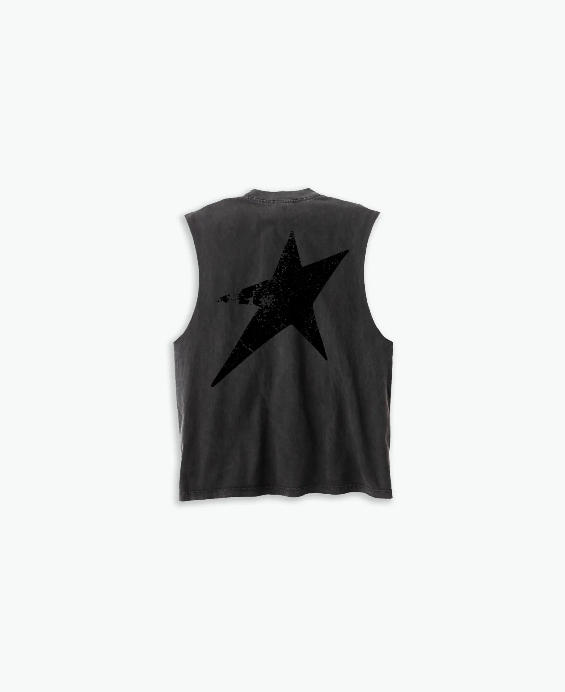 Star Cut-Off Tank-Uraldept Trendy Clothing Store