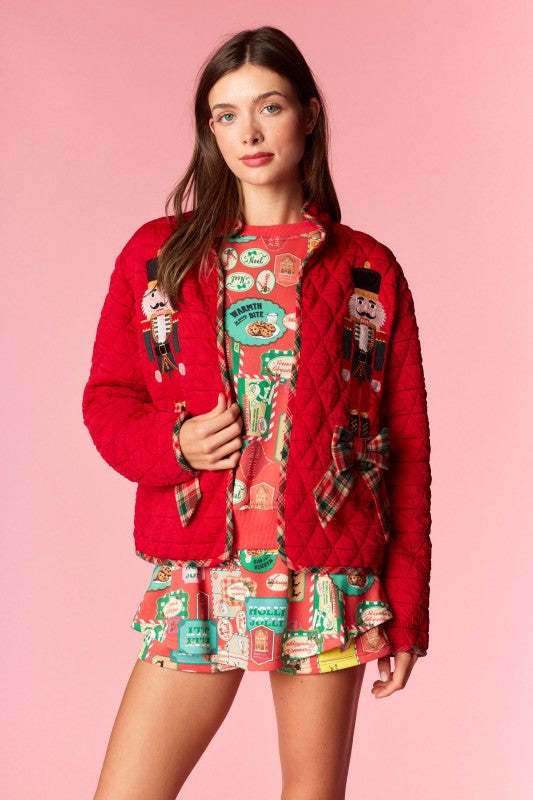 Nutcracker Quilted Jacket RTS-LL Trendy Clothing Store
