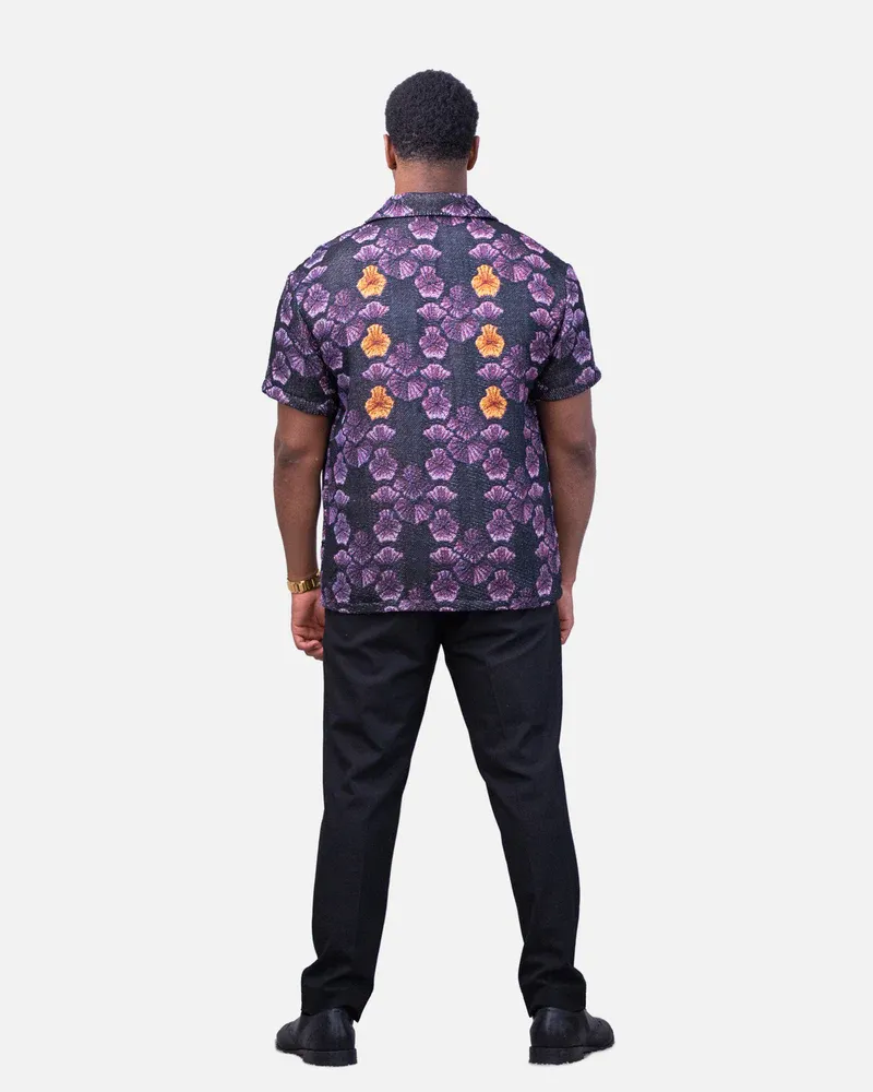 KOKUSHIBO TAPESTRY BUTTON-UP SHIRT-LL Trendy Clothing Store