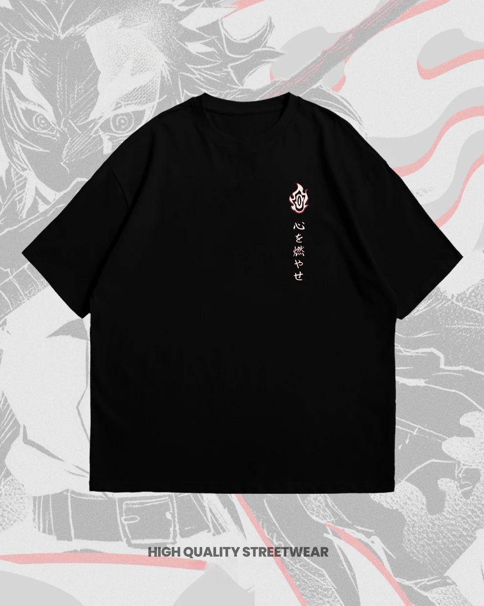RENGOKU OVERSIZED TEE-Uraldept Trendy Clothing Store