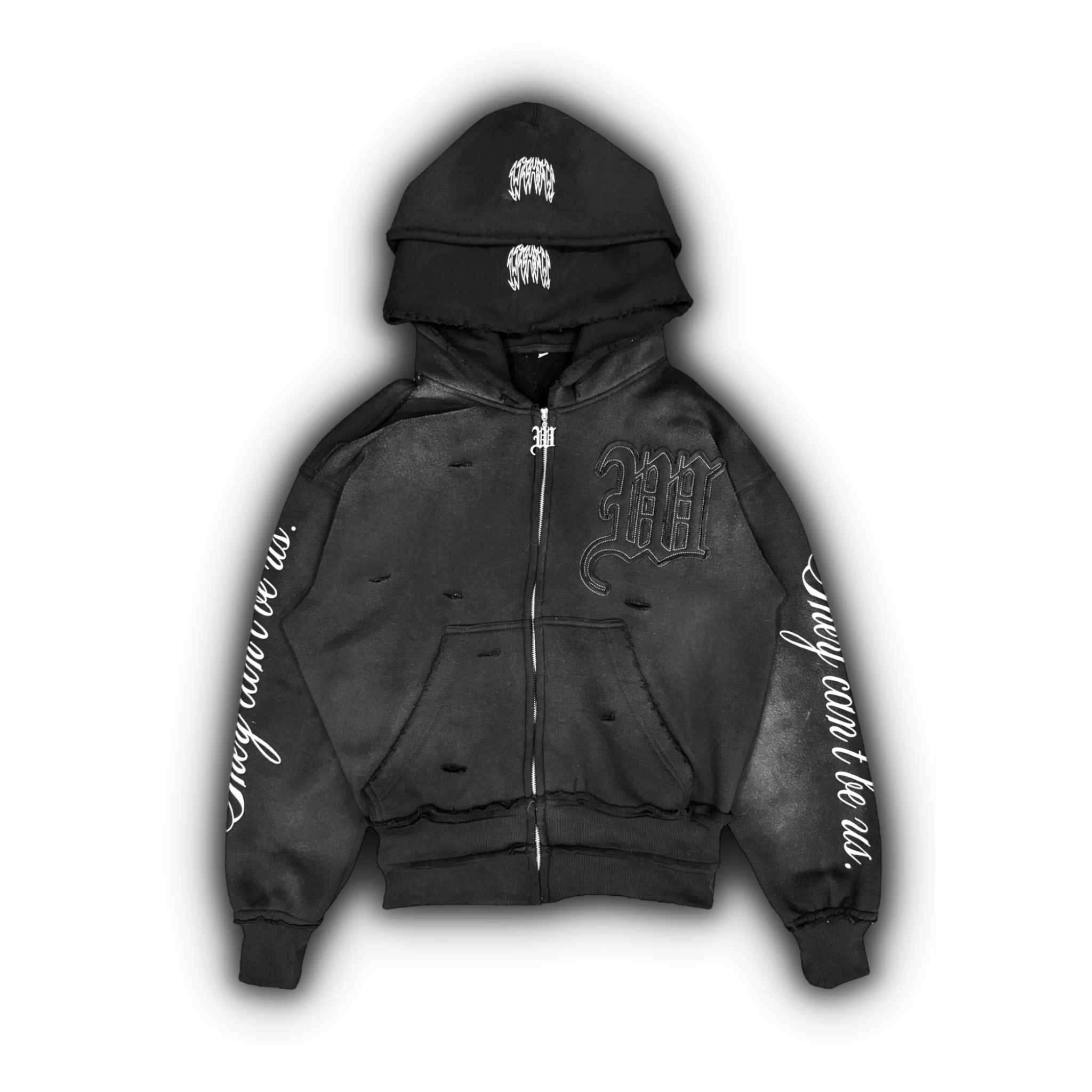 "BURNOUT" HIDDEN SINS HOODIE-LL Trendy Clothing Store